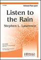 Listen to the Rain Unison/Two-Part choral sheet music cover